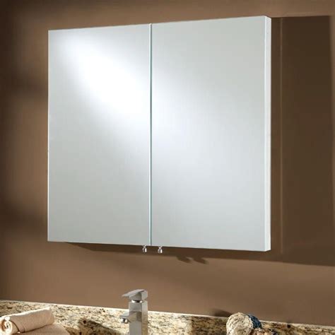 quentin stainless steel recessed medicine cabinet white powder coat|ASI 10.